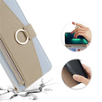 Flipové pouzdro Wallet Zipper Pocket pro Xiaomi 13T / 13T Pro / Redmi K60 Ultra, Wallet Zipper Pocket, se zrcátkem, modré