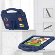 Dětské pouzdro pro iPad mini 7.9" 2019/2015/2014/2013/2012 (5/4/3/2/1 gen.), Cute Patterns, se stojánkem, námořnicky modré