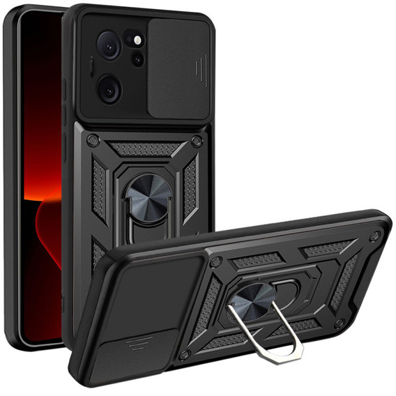 Pouzdro pro Xiaomi 13T / 13T Pro, CamShield Slide, černé