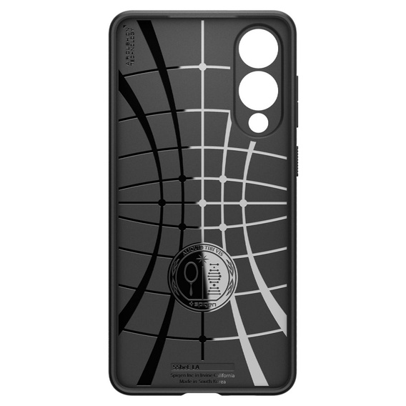 Pouzdro Spigen pro Samsung Galaxy S25 Edge, Liquid Air, černé + 9H tvrzené sklo