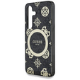 Pouzdro GUESS Magnetic IML Peony pro Samsung Galaxy S25