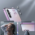 Ochranné pouzdro na fotoaparát pro Samsung Galaxy Note 10+ Plus, CamShield MagSafe, transparentní / fialové