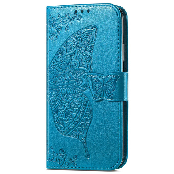 Klopové pouzdro pro Oppo Reno8 T, Butterfly, modré