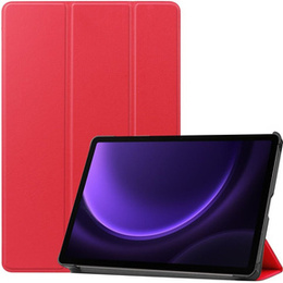 Pouzdro pro Samsung Galaxy Tab S9 FE, trojité, červené