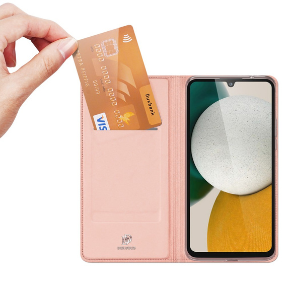 Pouzdro Dux Ducis pro Samsung Galaxy A34 5G, Skinpro, růžové rose gold