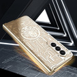 Pouzdro pro Samsung Galaxy Z Fold 5 5G, Mechanical Legend, zlaté