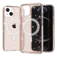 Pouzdro pro iPhone 14 Plus, Glittery, pro MagSafe, zlaté