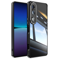 Pouzdro pro Sony Xperia 1 VI, Fusion Hybrid, s ochranou fotoaparátu, transparentní / černé