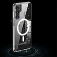 Pouzdro pro Samsung Galaxy A35 5G, Fusion Hybrid, pro MagSafe, průhledné
