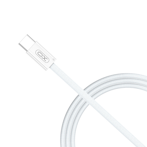 Kabel XO USB Type-C na Type-C 60W, 150 cm, bílý