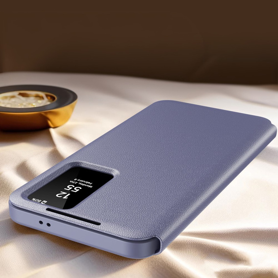 Flipové pouzdro pro Samsung Galaxy A55 5G, Smart View Wallet, fialové