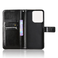 Klopové pouzdro pro Motorola Moto G15 / Motorola Moto G15 Power, Crazy Horse Wallet, černé