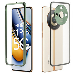 Pouzdro pro Realme 11 Pro 5G / Pro+ 5G, Frame Case, zelené