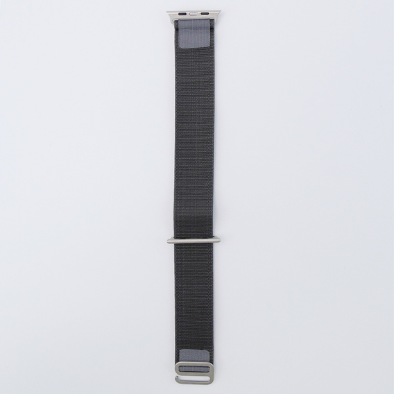 Nylonový řemínek pro Apple Watch 1/2/3/4/5/6/7/8/SE/ULTRA 42/44/45/49 mm, šedý