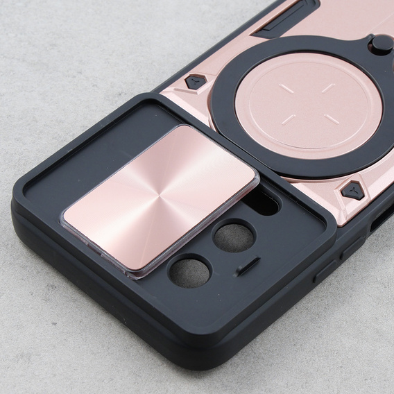 Pancéřové pouzdro pro Infinix Note 12 Pro 4G / Note 12 2023, CamShield Slide, růžové rose gold