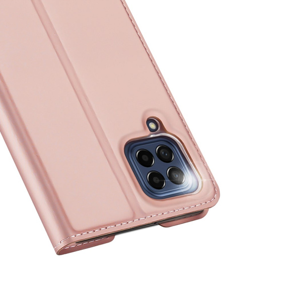 Pouzdro Dux Ducis pro Samsung Galaxy M53 5G, Skinpro, růžové rose gold