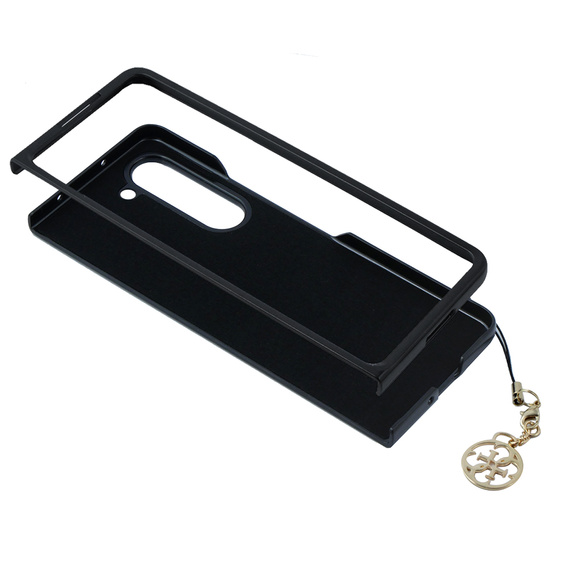 Pouzdro GUESS pro Samsung Galaxy Z Fold 5, 4G Charms Collection Hardcase, hnědé