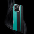 Pouzdro pro iPhone 16 Pro Max, Carbon Fiber MagSafe, černá / modrá
