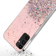 Pouzdro pro Samsung Galaxy A04S / A13 5G, Glittery, růžové