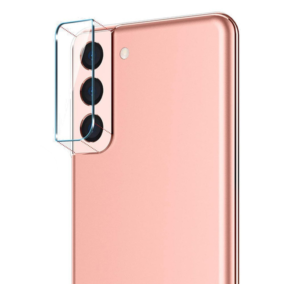 Tvrzené sklo na fotoaparát pro Samsung Galaxy S21+ Plus, průhledné