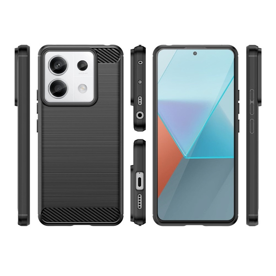 Pouzdro pro Xiaomi Redmi Note 13 Pro 5G, Carbon, černé