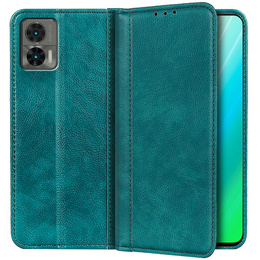Pouzdro pro Motorola Edge 30 Neo, Wallet Litchi Leather, zelené