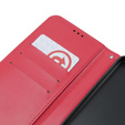 Klopové pouzdro pro Oppo A79 5G, Crazy Horse Wallet, červené
