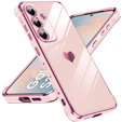 Pouzdro pro Samsung Galaxy S25 FE, Electro heart, růžové rose gold