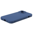 Pouzdro pro iPhone 15 Plus, Silicone Lite, námořnicky modré