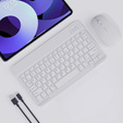 Sada bezdrátové klávesnice s myší Bluetooth pro Android / Windows, bílá