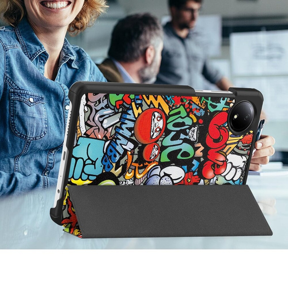 Pouzdro pro Xiaomi Redmi Pad SE 8.7, Smartcase, graffiti