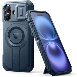 Pancéřové pouzdro pro iPhone 16, Dexnor CamProtect MagSafe, modré