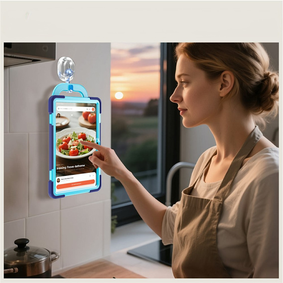 Dětské pouzdro pro Lenovo Tab M11, pancéřované, tmavě modrá / zelená