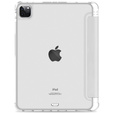 Pouzdro pro iPad Pro 11 2022 / 2021 / 2020, Smartcase Hybrid, se slotem na stylus, šedé