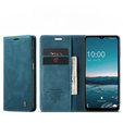 Pouzdro CASEME pro Samsung Galaxy M33 5G, Leather Wallet Case, modré