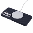 Pouzdro pro Samsung Galaxy S25+ Plus, Carbon Fiber MagSafe, černé