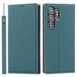 Kožené pouzdro pro Samsung Galaxy S23 Ultra, ERBORD Grain Leather, modrý