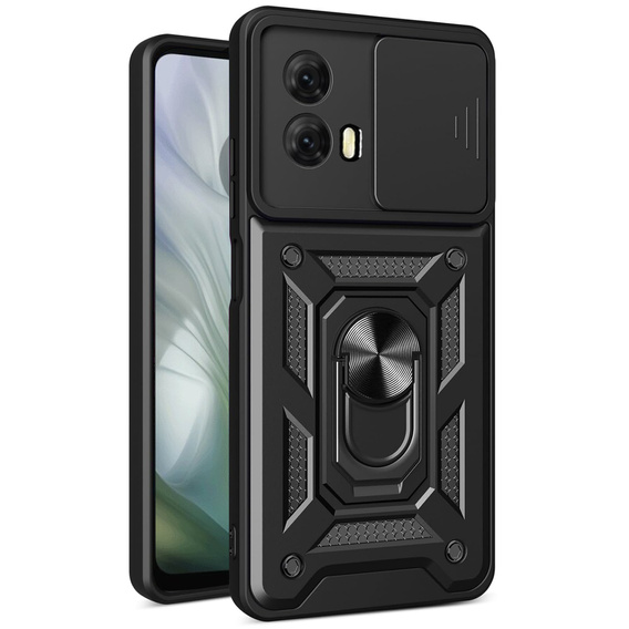 Pouzdro pro Motorola Moto E14, CamShield Slide, černé