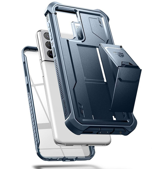 Pancéřové pouzdro pro Samsung Galaxy S21, Dexnor Full Body, modré