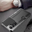 Pouzdro pro Samsung Galaxy A55 5G, Card Holder Kickstand, černé