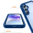 Pouzdro pro Samsung Galaxy A55 5G, Shockproof, s fólií, modré