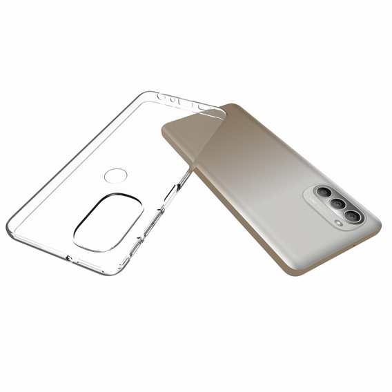 Tenké pouzdro pro Motorola Moto G51 5G, Slim, průhledné