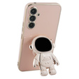 Pouzdro pro Samsung Galaxy A54 5G, Astronaut, růžové rose gold