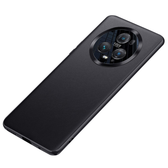 Kožené pouzdro pro Honor Magic 5 Pro, leather hybrid, černé