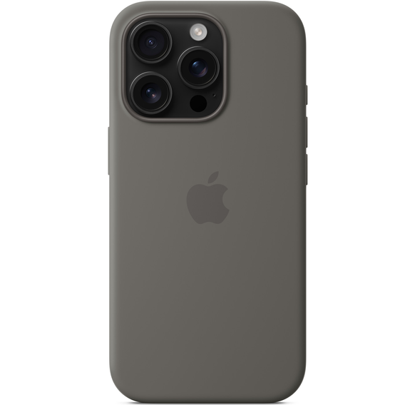 Originální silikonové pouzdro Apple MagSafe pro iPhone 16 Pro, kamenně šedé MYYL3ZM/A