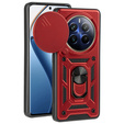 Pouzdro pro Realme 12 Pro 5G / 12 Pro+ 5G, CamShield Slide, červené
