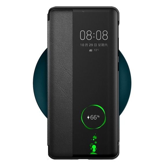 Flipové pouzdro pro Huawei P40, Side View, černé