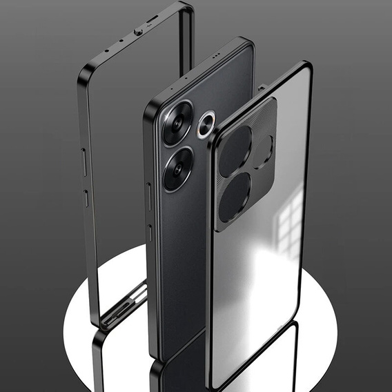 Pouzdro pro Xiaomi Poco F6, Frame Case, zelené