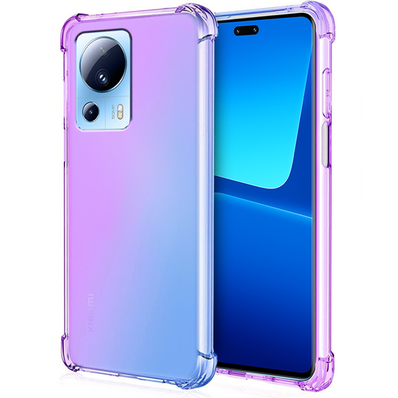 Pouzdro pro Xiaomi 13 Lite, Gradient Dropproof, Fialová / modrá