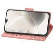 Klopové pouzdro pro Honor 400 Lite, Butterfly, růžové rose gold